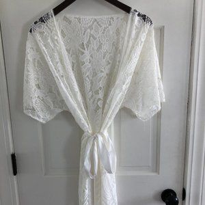 White Lace Wrap